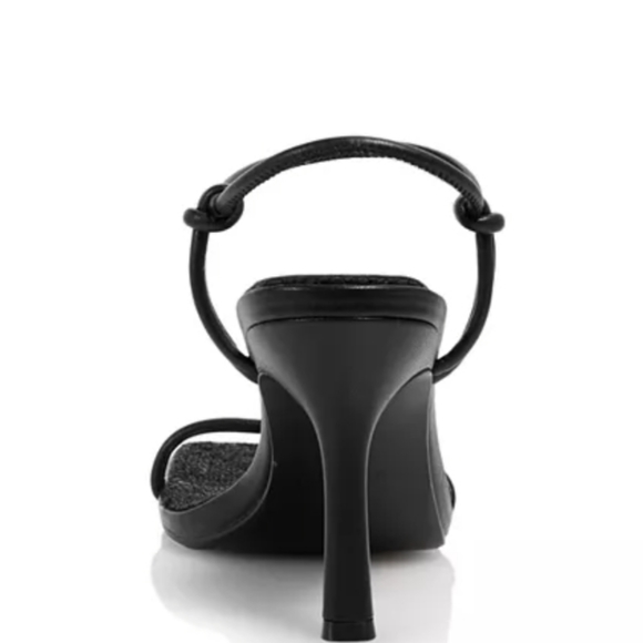 Aqua Alaya Strappy High Heel Sandals Black -8 - Picture 4 of 8